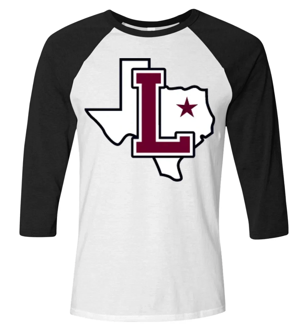 Lewisville HS Bella + Canvas ¾ sleeve