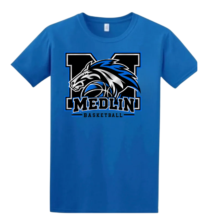 Medlin Basketball Short Sleeve T-shirt